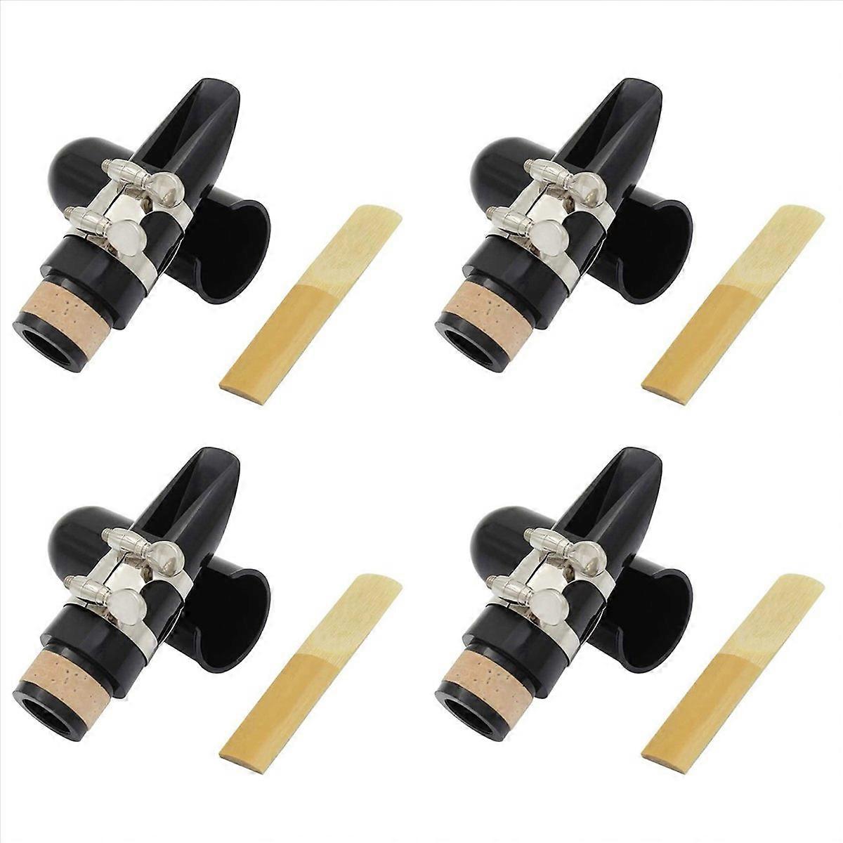 Mouthpiece Kit,Includes Ligature+Clarinet 2.5+Black Clarinet Cap