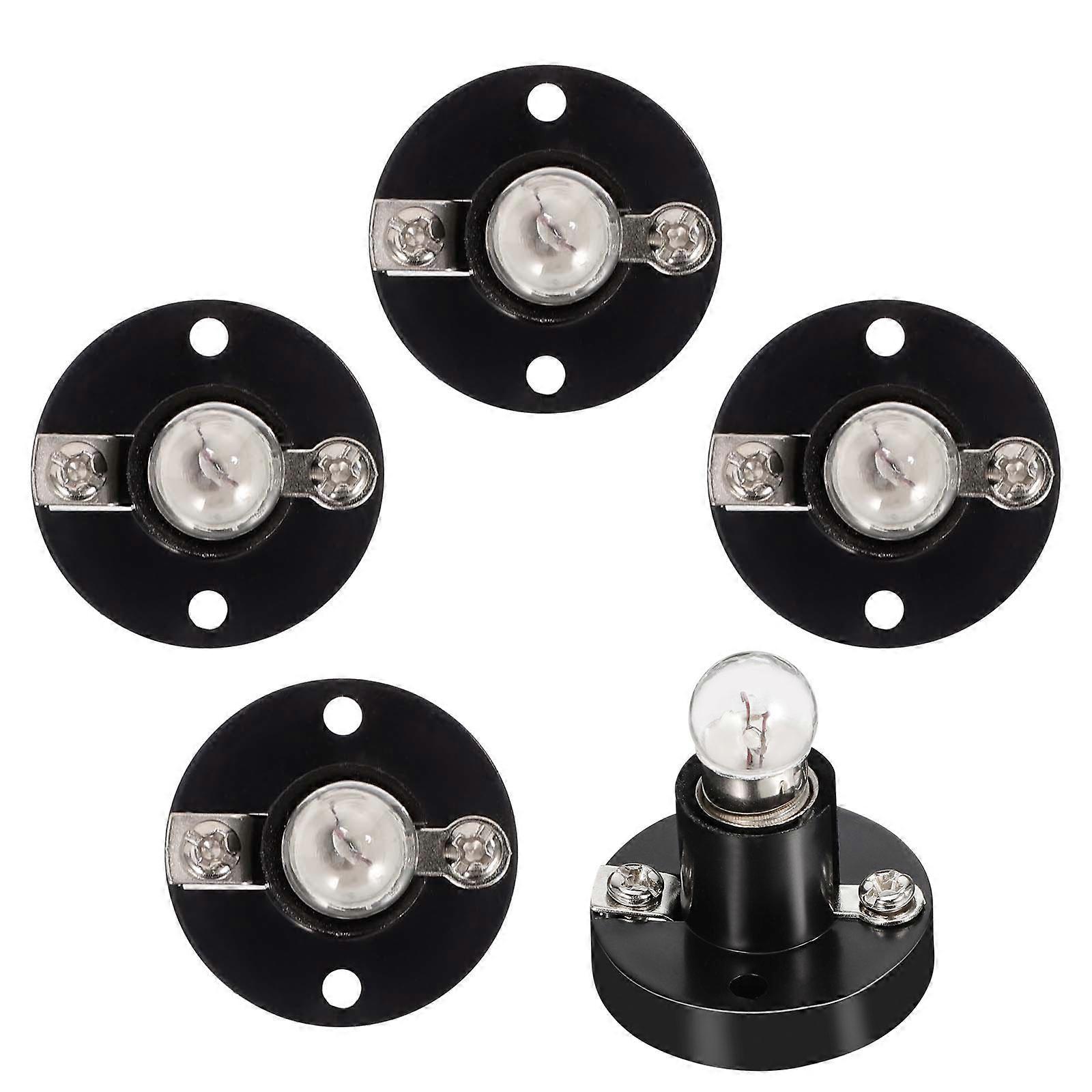 Physics Lamp Base Screw Lamp Holder for Electricity Teaching 10Pcs