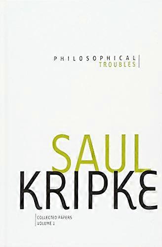 Philosophical Troubles: Collected Papers, Volume 1