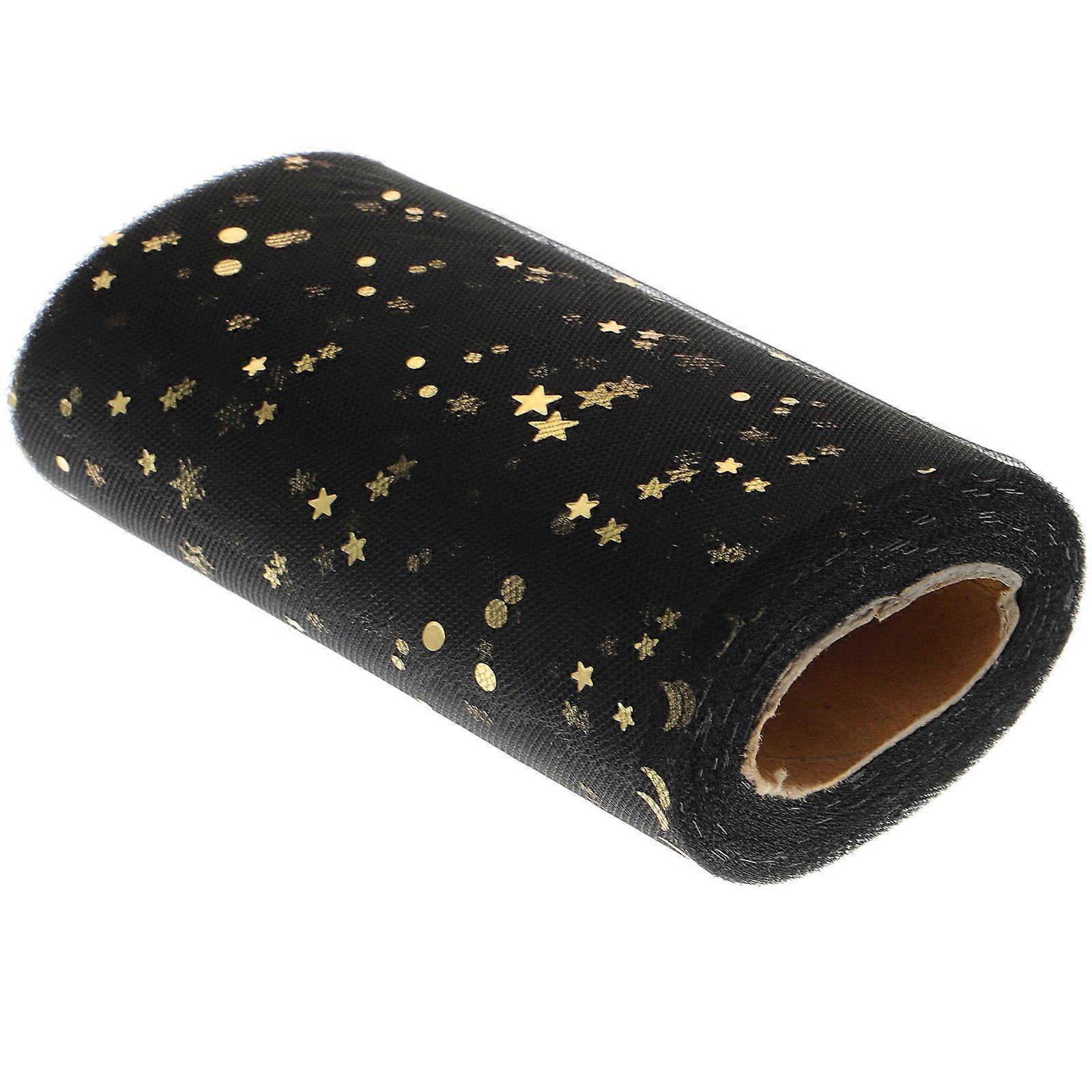 Party Table Skirt Black Sequins Table Skirt for Decoration 4Pcs Set