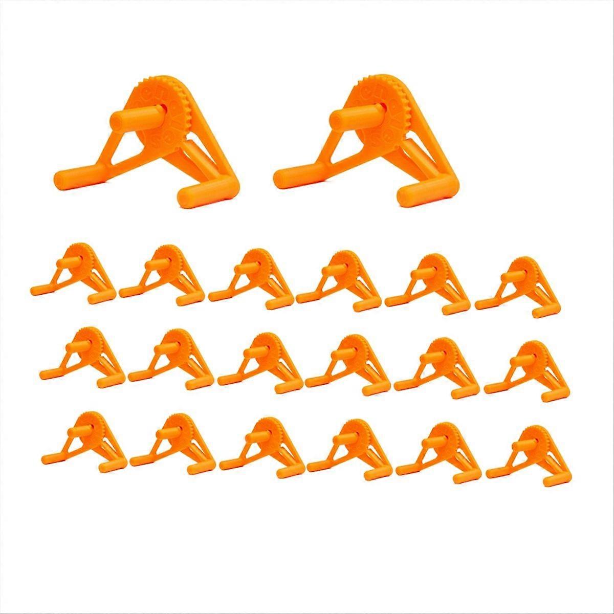 20Pack Plant Clips -Adjustable Low Stress Plant Support Clips green