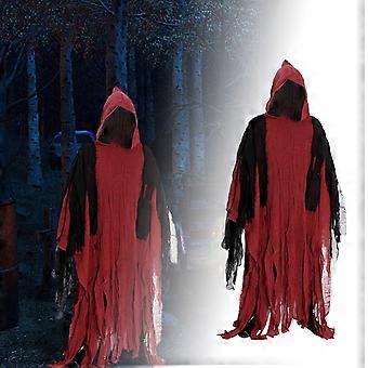 Halloween Skeleton Cape 175cm, Full-Length Hooded Cloak for Men, Teens & Kids – Compatible with Cosplay & Anime