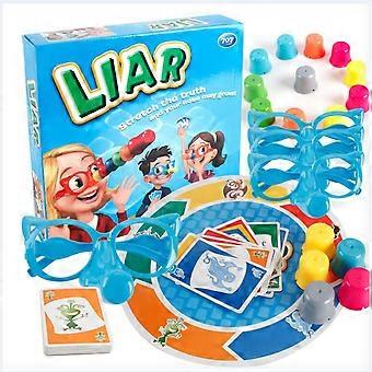 Pinocchio-Brettspiel, lustiges Bluffspiel mit Strafen für die ganze Familie, interaktives Partyspiel für Kinder und Erwachsene, Täuschungs- und Ratespiel am Tisch