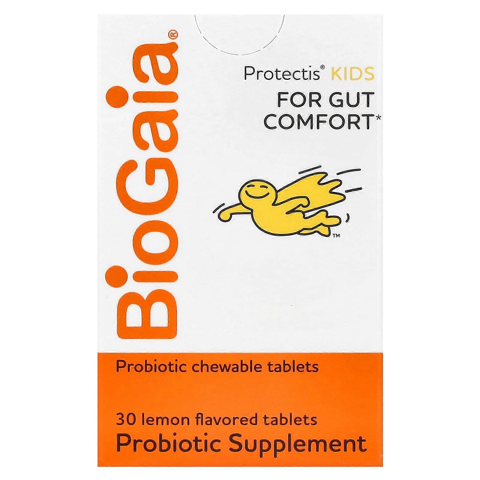 BioGaia, Probiotic Supplement, Lemon, 30 Chewable Tablets