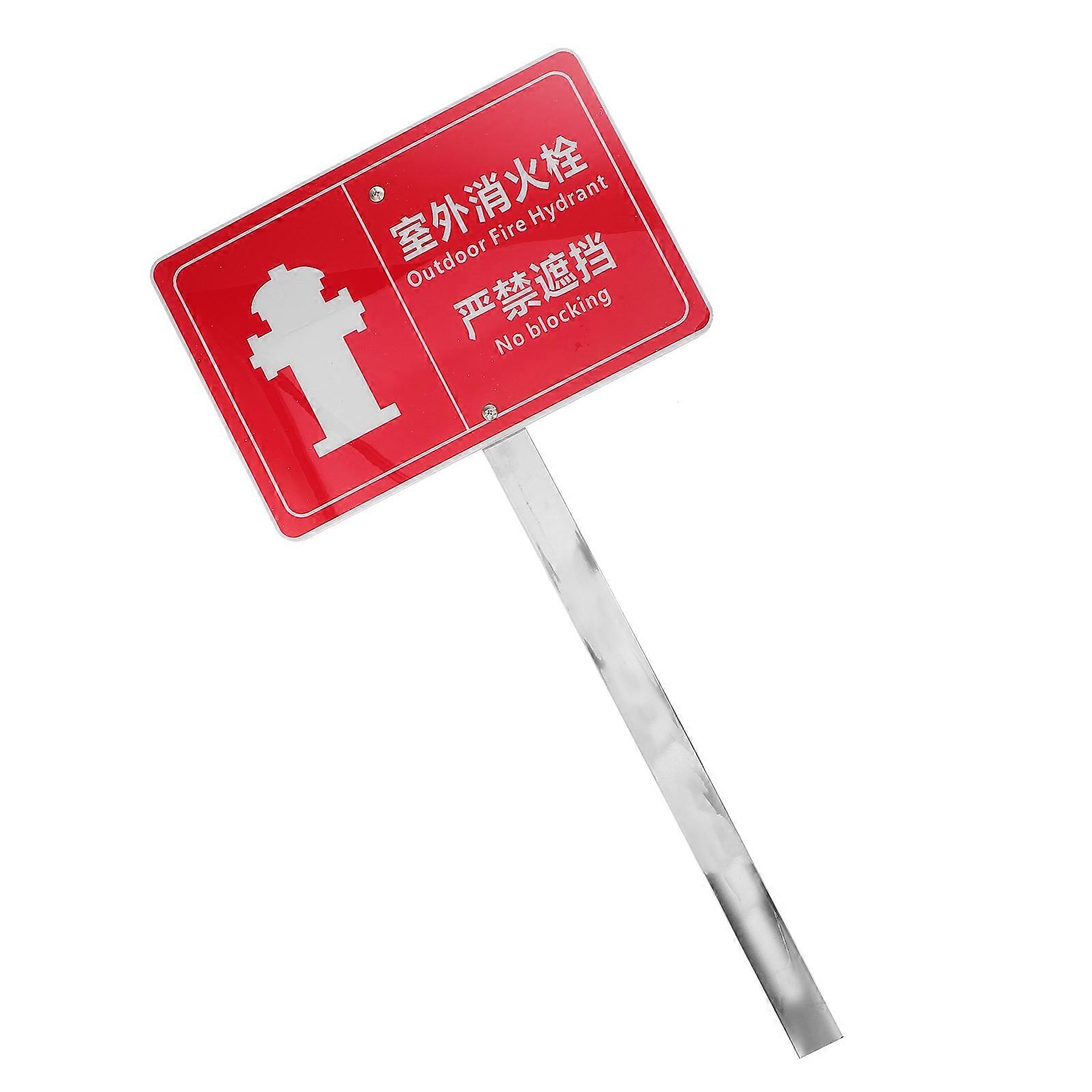 Fire Hydrant Sign Fire Pump Connector for Emergency Use Waterproof Durable