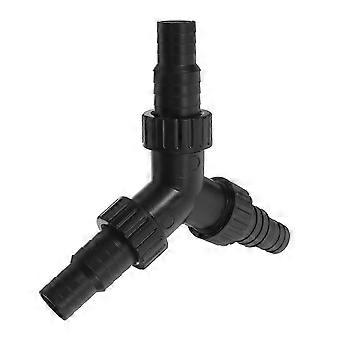 Y-förmiger Schlauchverbinder-Adapter für Teichschläuche, kompatibel mit 20-mm- und 25-mm-Aquarienpumpen und -filtern