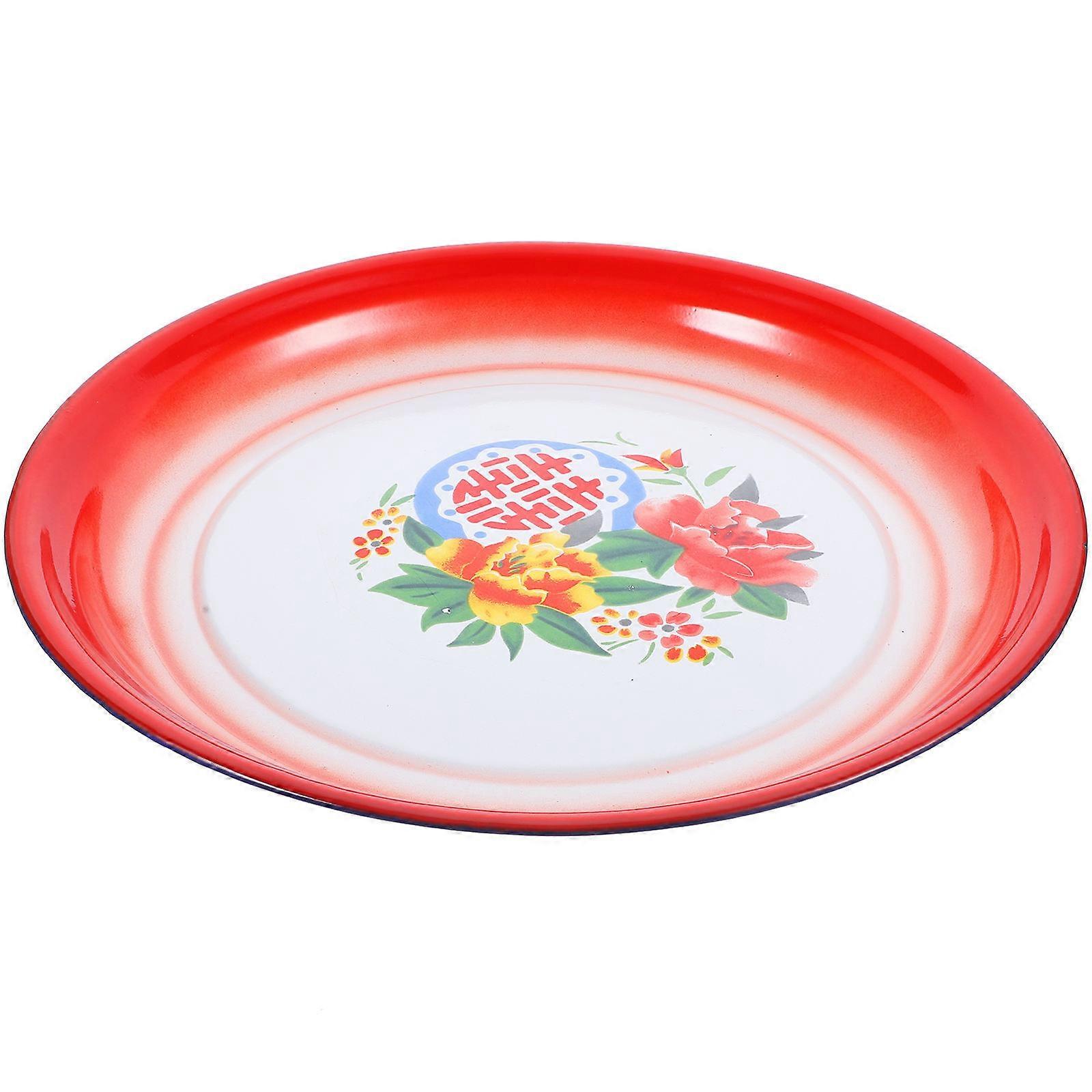 Multi-Function Food Dish Chinese Style Serving Plate for Storage