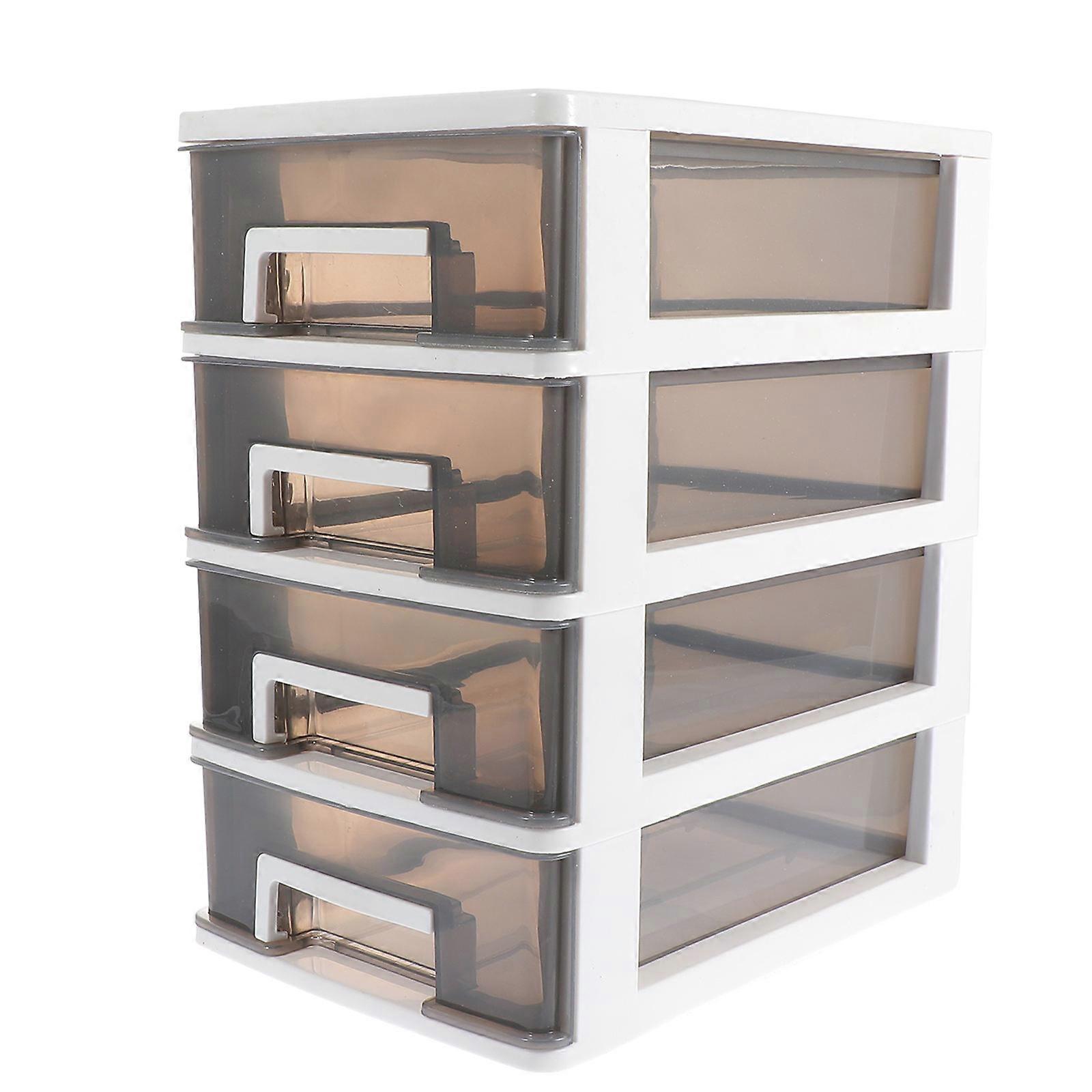 Storage Box Transparent Drawer Holder for Desktop Use 1Pcs Multi Layer