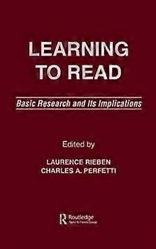Learning To Read Basic Research And Its Implications - Taylor & Francis Ltd - Paperback - en Book