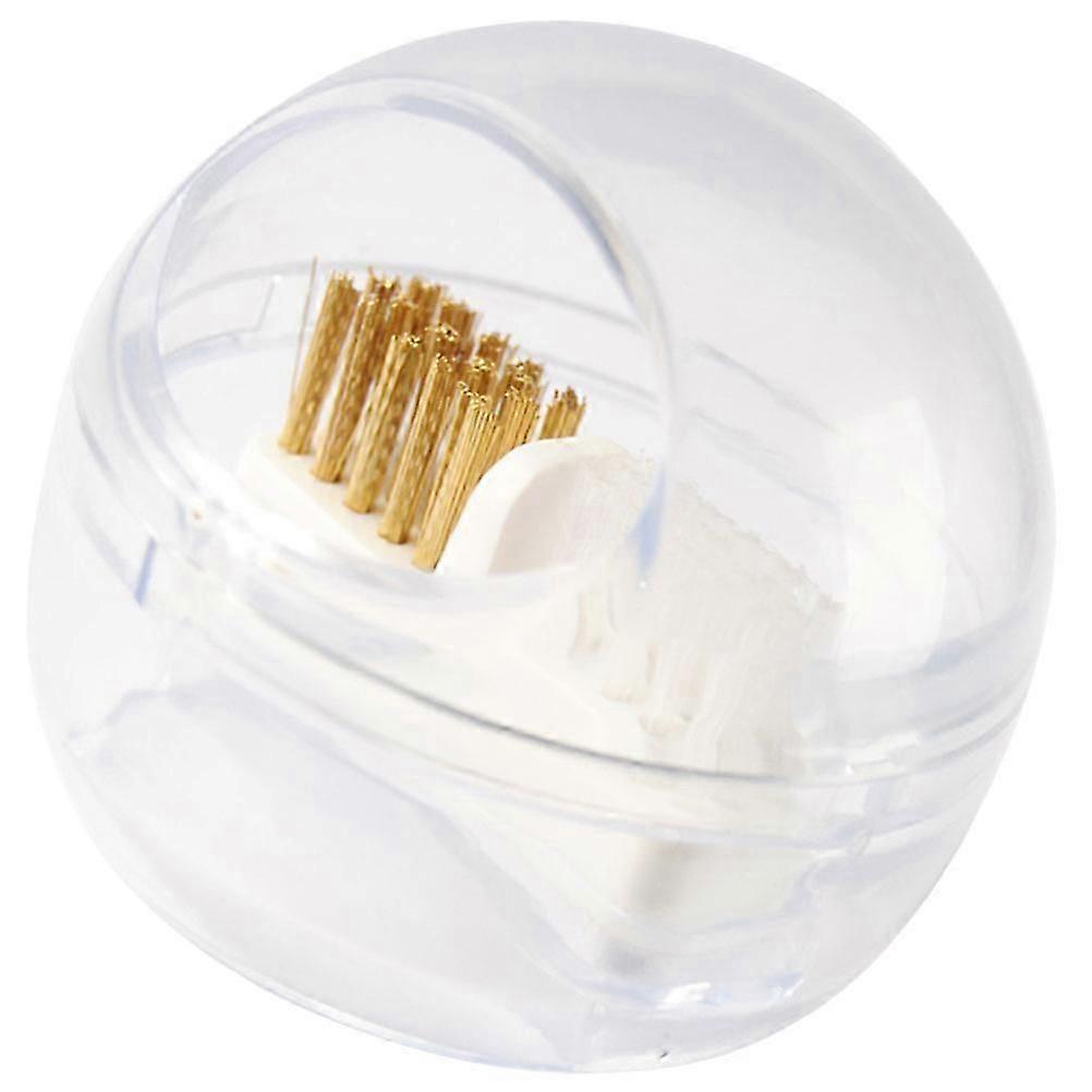 Nail Drill Bits Cleaning Tool for Cleaning Use 1Set Transparent Brush