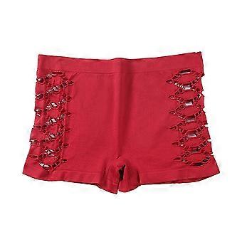 Womens Boy Shorts Underwear No Show Seamless Side Hollow Boxer Briefs Sexy Mid Rise1