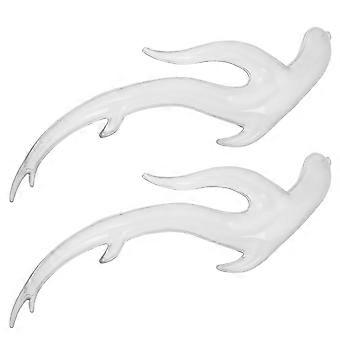 1 par kunstig drage DIY dragehorn pandebånd hårtilbehør dragehorn dekoration til jul halloween cosplay fest kostume forsyninger