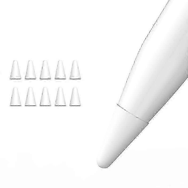10Pcs Silicone Replacement Tip Case Protective Cover compatible with Touchscreen Stylus Pen