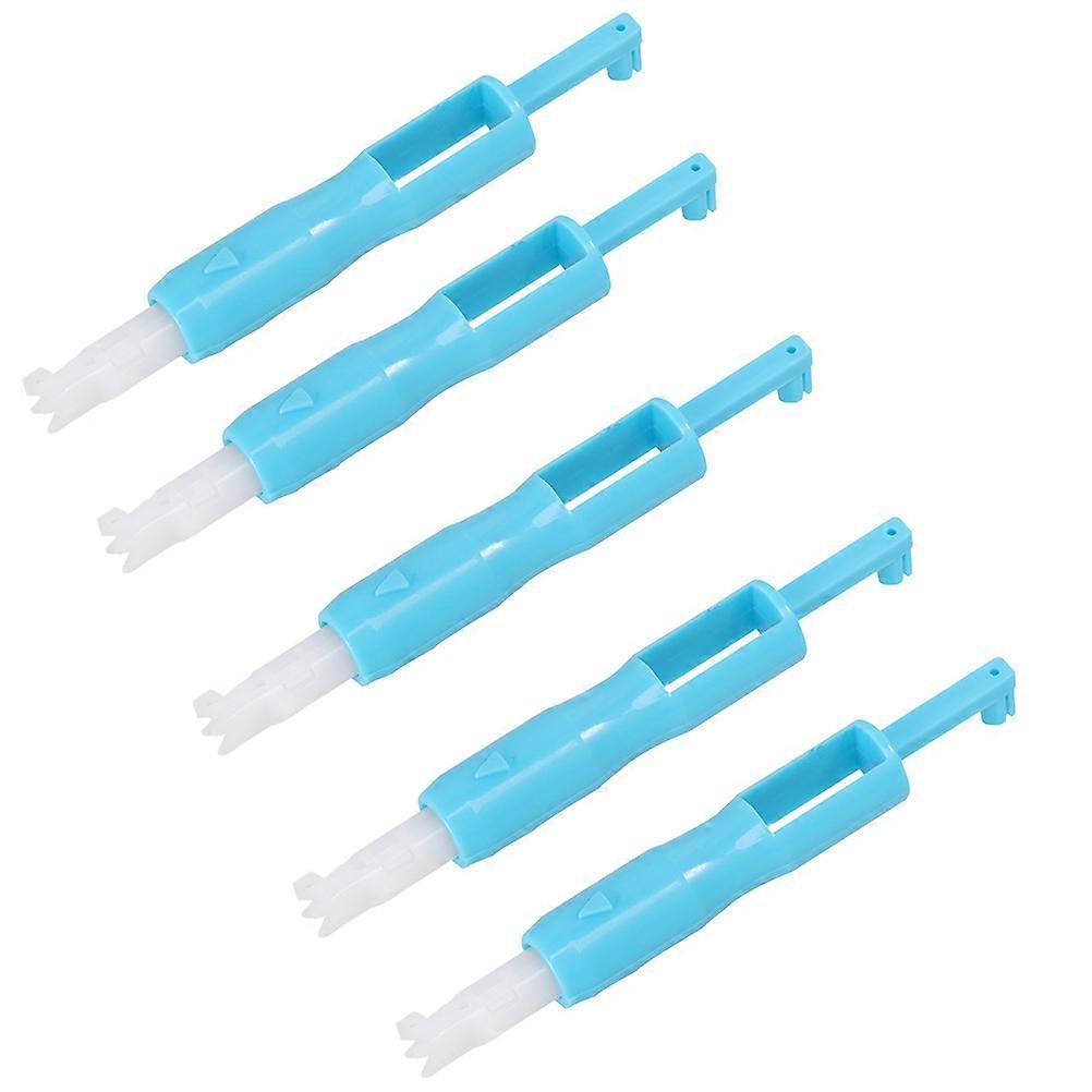 5 Pcs Tooletries Embroidery Threader Self Threading Needle Automatic Needle Threader Easy Thread Needle