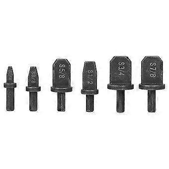 6Pcs/Set Electric Drill Pipe Expander Air Conditioner Swaging Tools Repairing Kit