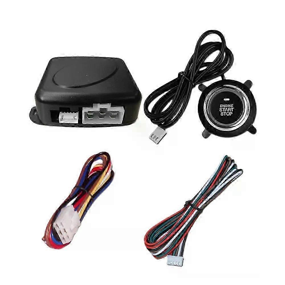 12V Keyless Start System Automatic Ignition One Button Start System Remote Control Smart Engine Start System Car Accessories