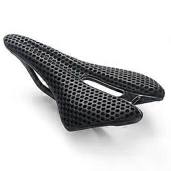 Carbon Fiber 3D Printed Bicycle Saddle Ultralight Hollow Bike Seat Men Women Triathlon Racing Road MTB Bike Saddle
