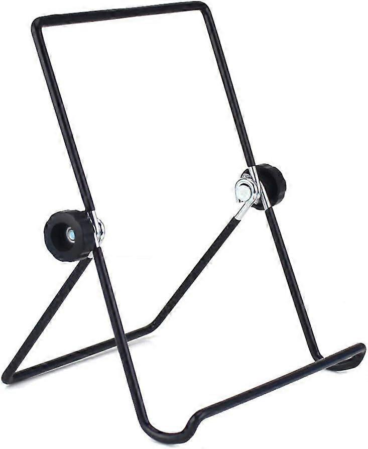 (Black)Tablet Holder Stand, Universal Multi-Angle Non-Slip Adjustable Holder Cradle Tablet PC