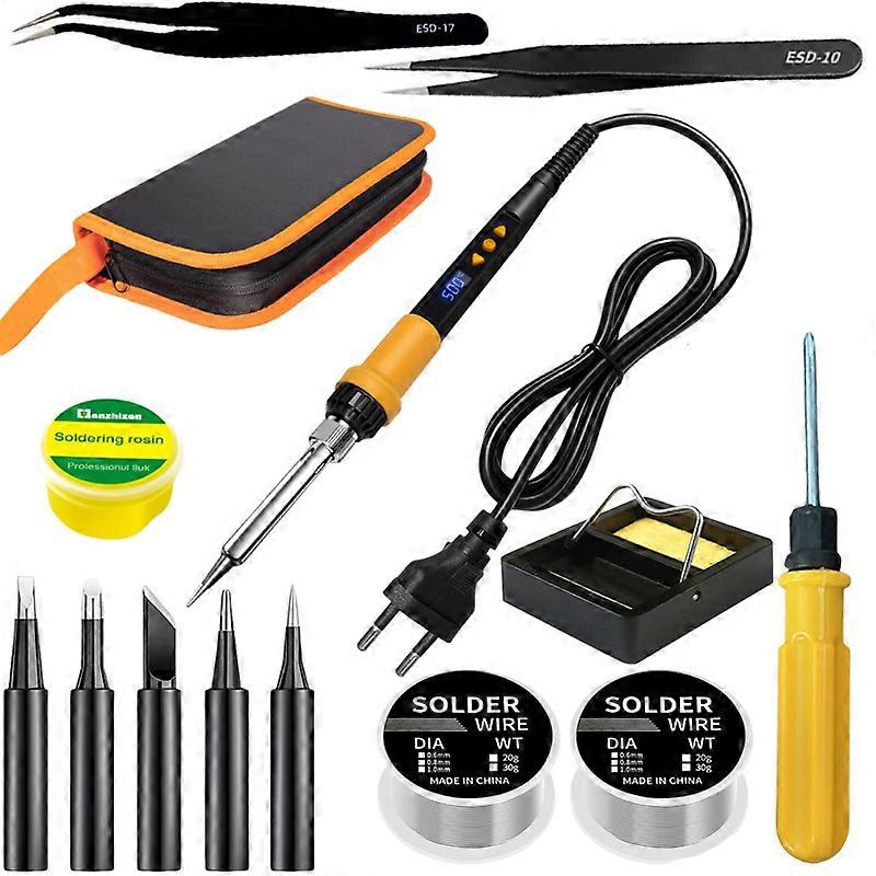 Digital temperature control soldering kit, precise temperature control, multiple accessories compatible with diverse welding needs