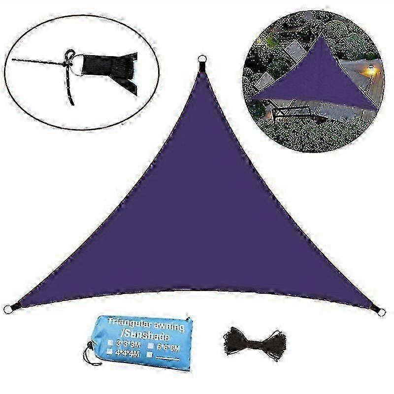 Backyard Triangle Sunshade Sail Patio Waterproof Uv Block Awning