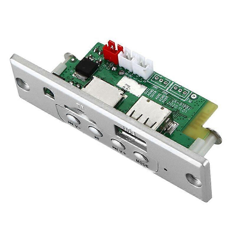 12V 50W Bluetooth-compatible 5.0 Car MP3 Player Decoder Board Module with Power Amplifier JIKAIX