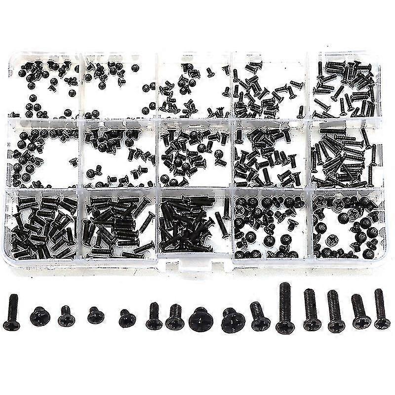 450pcs M2 M2.5 Laptop Notebook Computer Screw Kit Set For