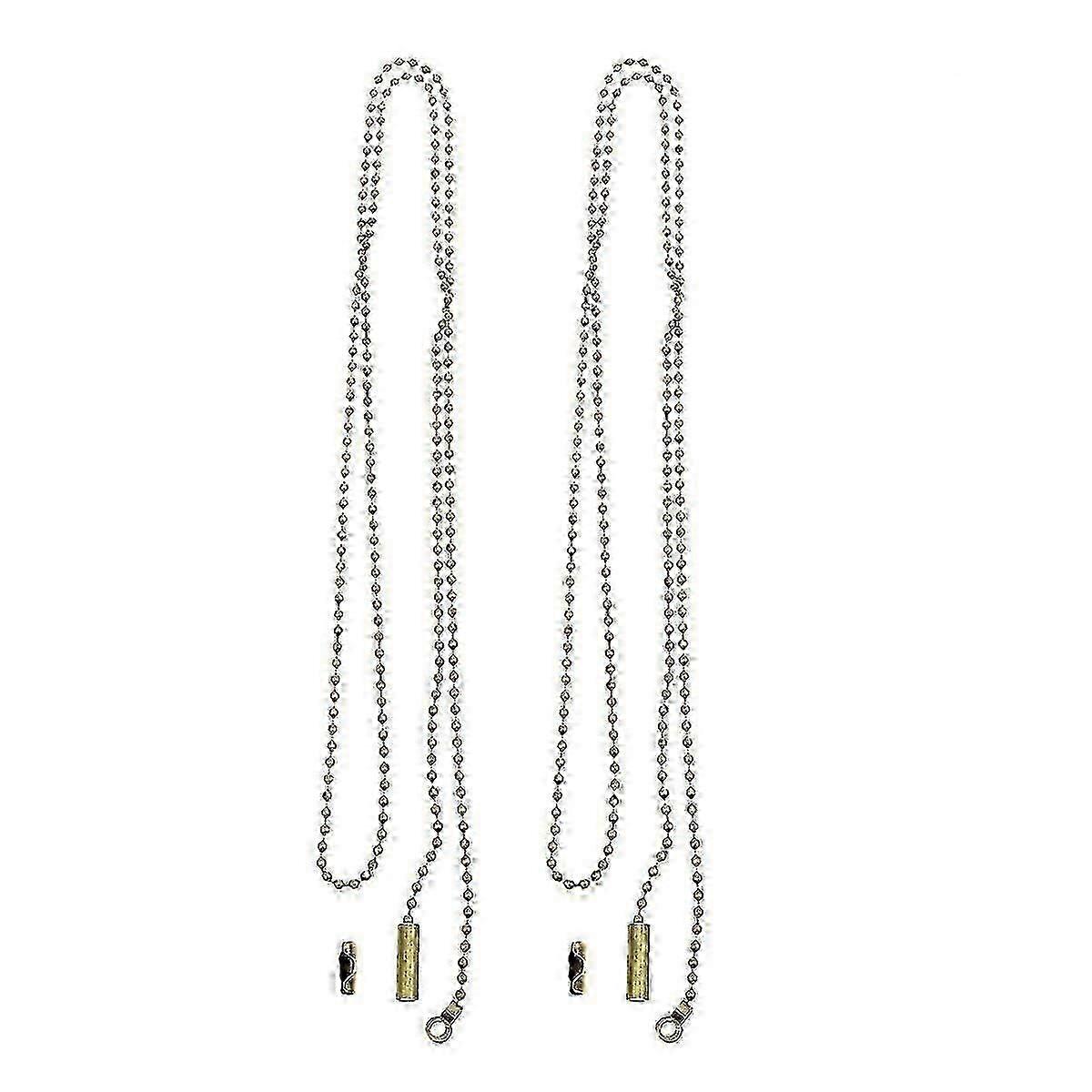 Golden Chain Extender with Connector for Wall Lamp Pull Chains 2Pcs