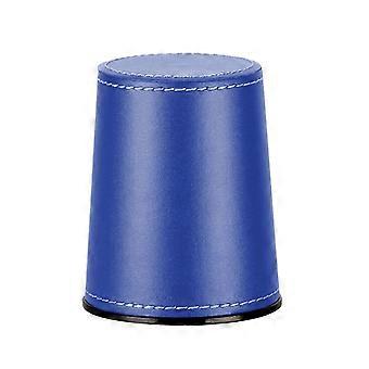 Würfelbecher aus PU-Leder mit Flanell-Innenfutter, leiser Schüttelbecher, Würfelschale für Brettspiele