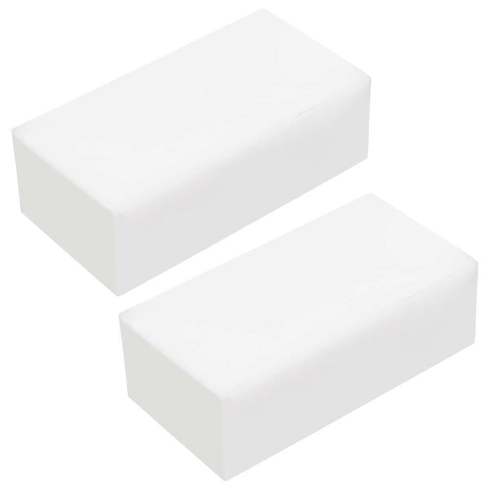 2 Pcs Block Plastics Sheet Boards Rectangle White Polyethylene Solid Plastics Block Plastic Boards for Home Floor Improvement Prototyping DIY Projects