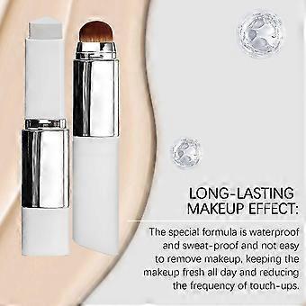 AMZ Natural Color Two-In-One Color-Changing Foundation Stick Light, Smooth Clear Base Makeup Hydrating, Concealing Long-Lasting Foundation
