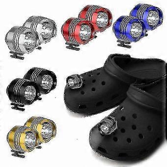 USB Rechargeable Headlight Crocs Clip-On Light compatible with Running Camping