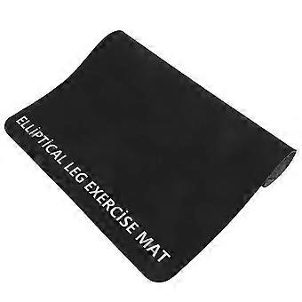 Tapis de sol antibruit compatible avec les tapis de course, noir, antidérapant, en PU, avec coussin anti-vibrations, compatible avec les appareils de fitness.