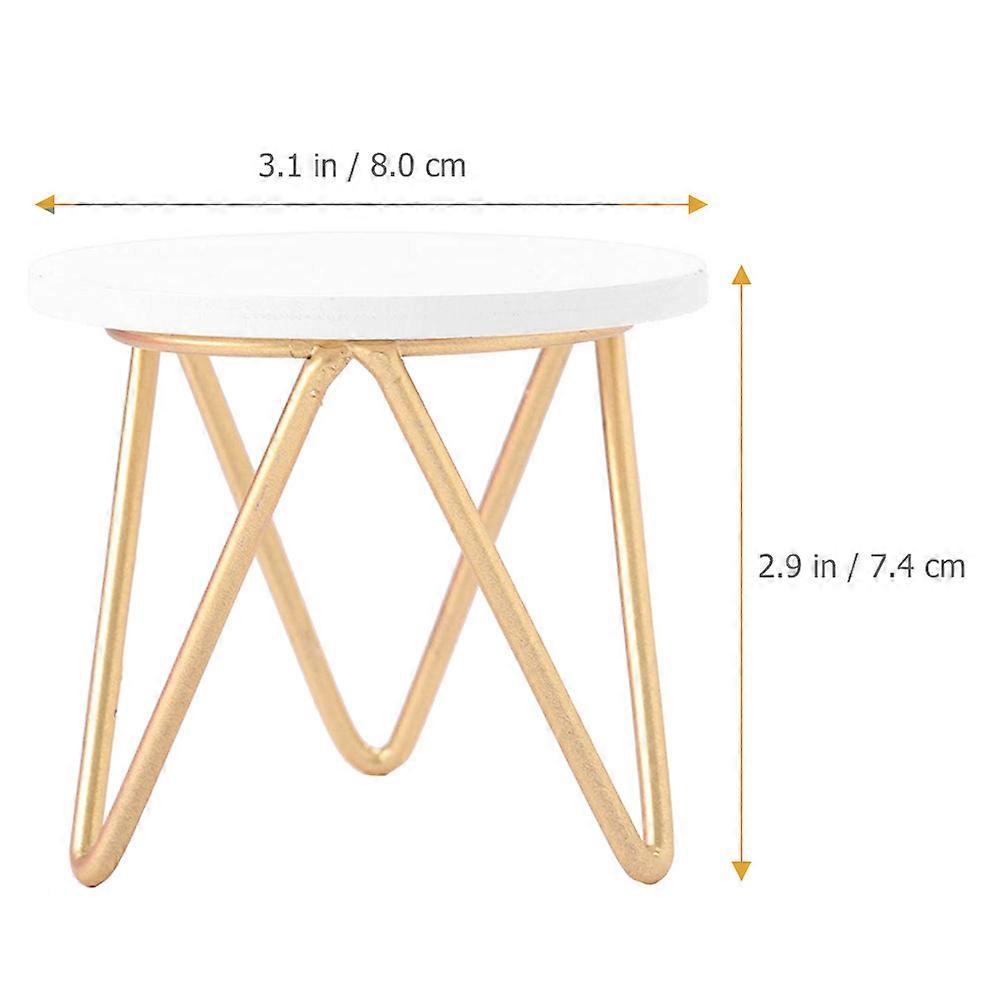 Mini Table Miniature Side Table for Decor 1:12 Scale Mini House