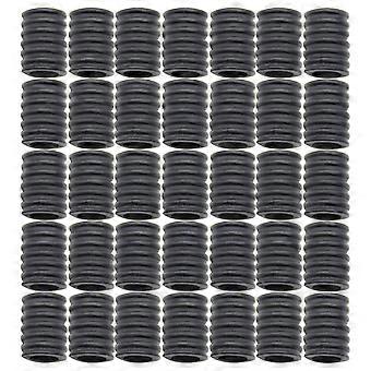 250pcs maske justerbar spænde maske silikone anti-slip spænde øre beskyttende maske reb regulator (sort)