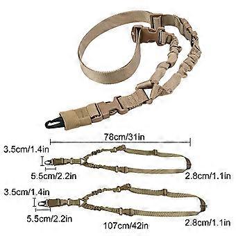 Outdoor Single Point Tactical Gun Rope Nylon Oblique Straddle Tactical Strap Water Bomb Gun Tactical Mission Rope