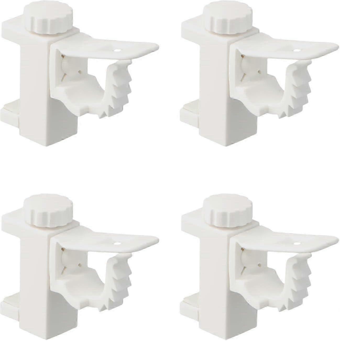 Adjustable Curtain Rod Bracket Clips No Drilling Required Brackets