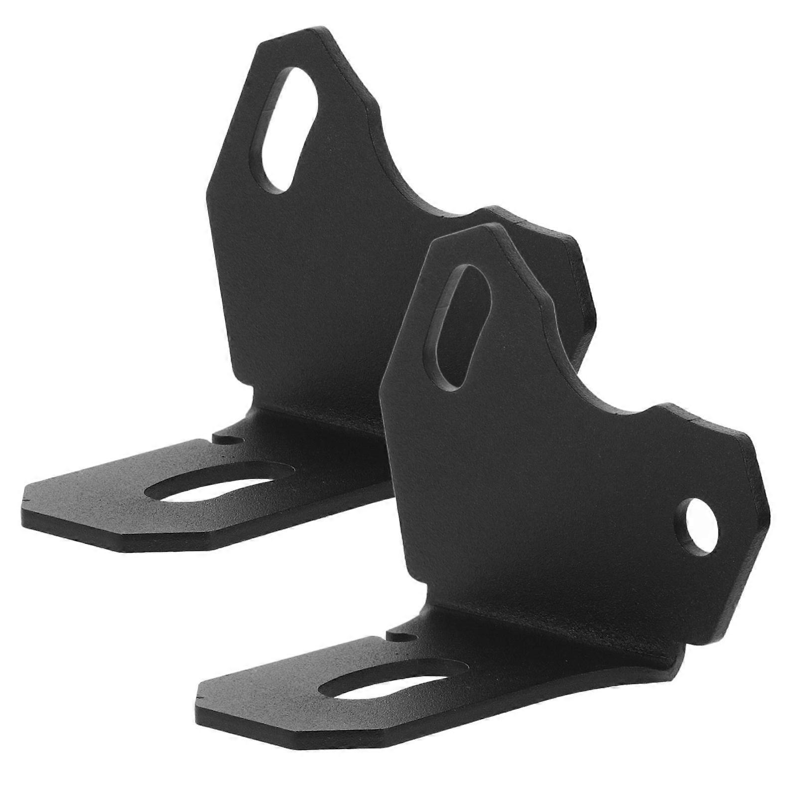 Flag Whip Light Brackets for Car Use with Adjustable Mount 2Pcs Black Iron