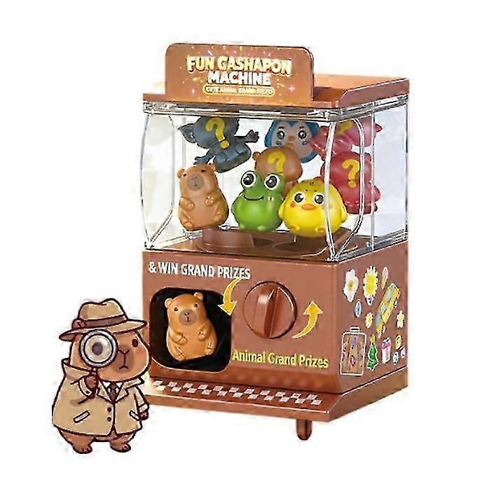 Mini Gashapon Machine Sturdy Plastic Smooth Operation Repeated Use
