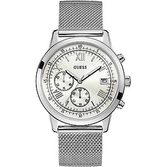 Guess dress steel Quartz Analog Man Watch with W1112G1 Stainless Steel Bracelet