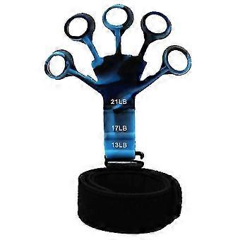 Finger Gripper Finger Exerciser Strength Trainer Recovery Physical Tools Guitar Finger Flexion Extension Training Blue WXM