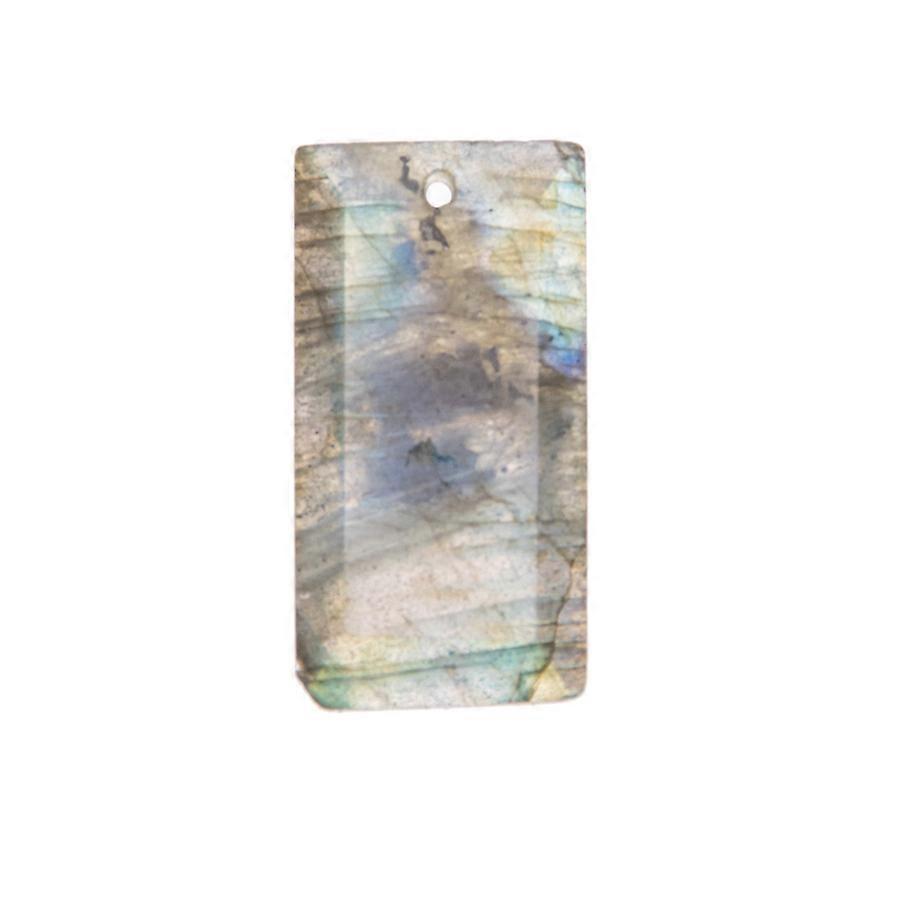 5pcs Labradorite Pendants Rectangle 25mm