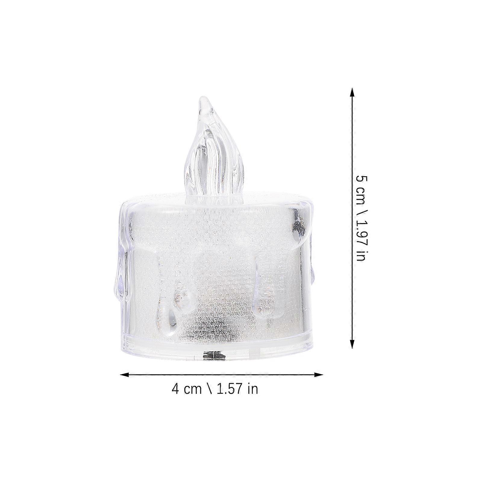 Electronic Candle Small Simulation Candle Lights for Decor 24Pcs Set