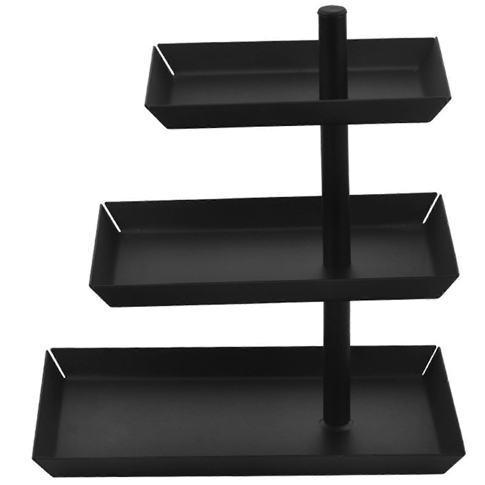 Ceramic 3-Layer Dessert Serving Tray
