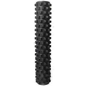 Professional Extra Firm Muscle Foam Roller, Black Full Size Textured Surface for Deep Tissue Massage, Myofascial Release and Muscle Recovery