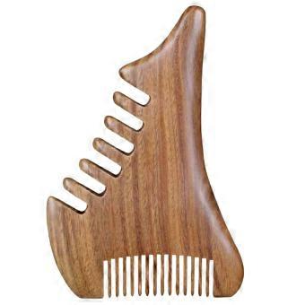 Wooden Scalp Massage Comb Natural Verawood Wide Tooth Hair Comb for Detangling and Relaxation