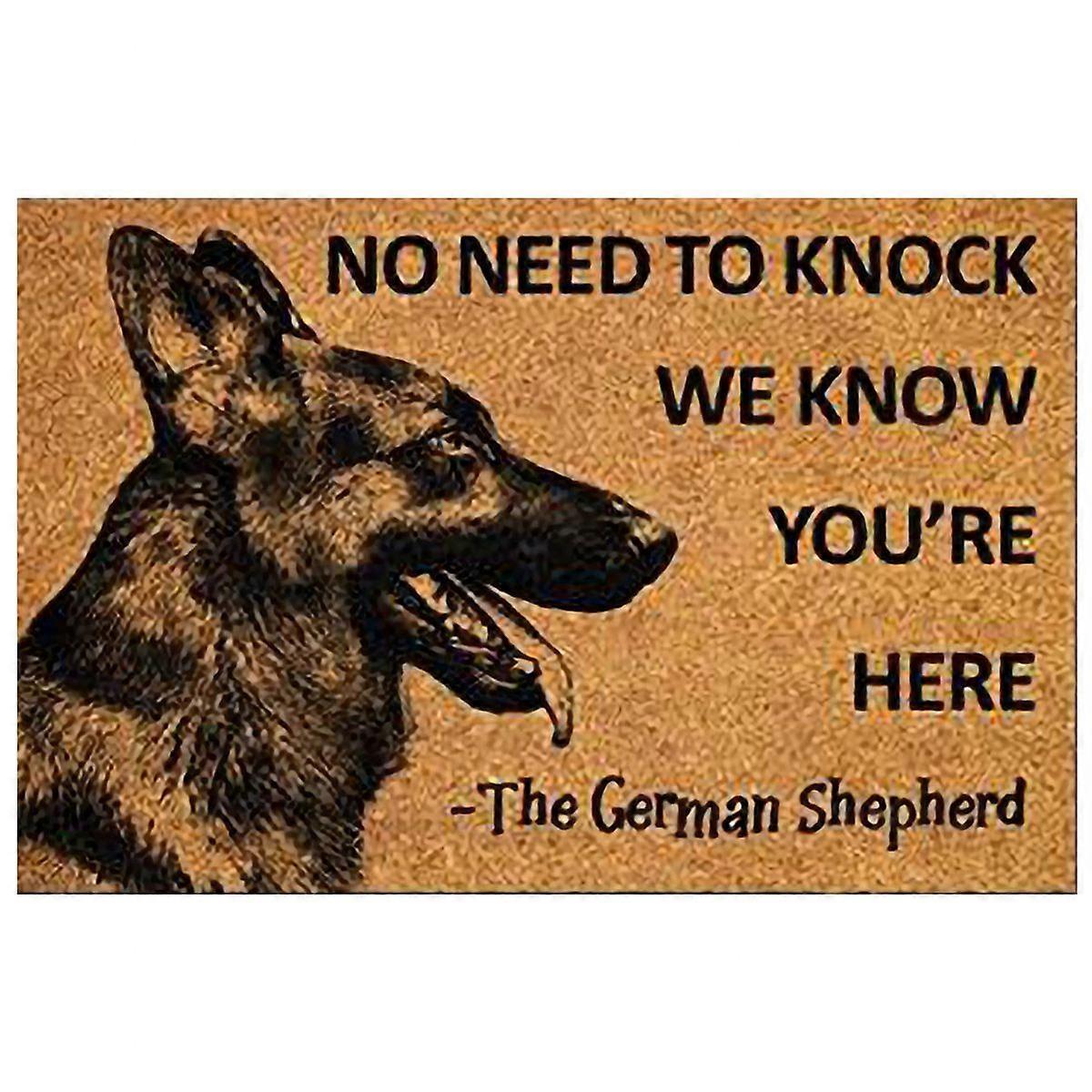 Non Slip German Shepherd Mat