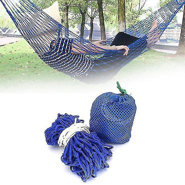 Camping Hammock Outdoor Hammock Travel Sleeping Swing Bed Mesh Hammock