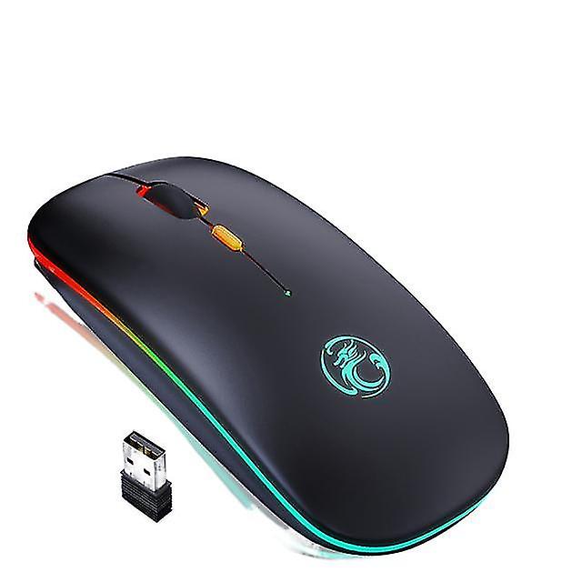 Mouse senza fili Bluetooth Mouse wireless per computer Rgb ricaricabile ergonomico retroilluminato a led Mause Mouse silenziosi per pc portatile