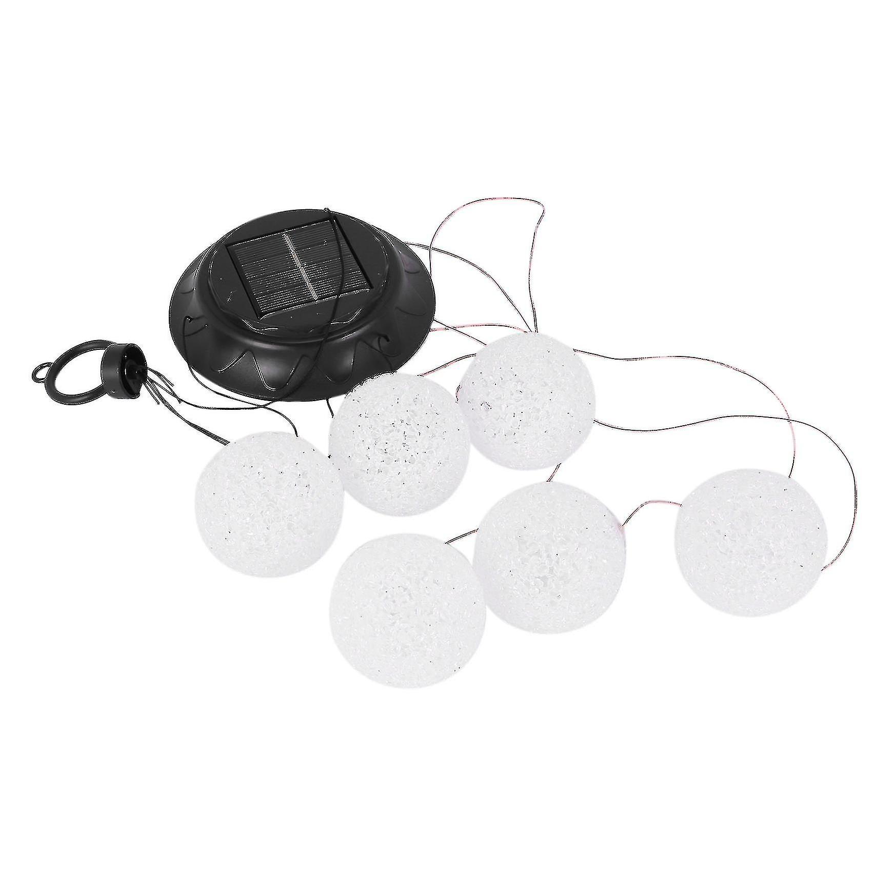 Solar Crystal Ball Color Changing Rotating Light