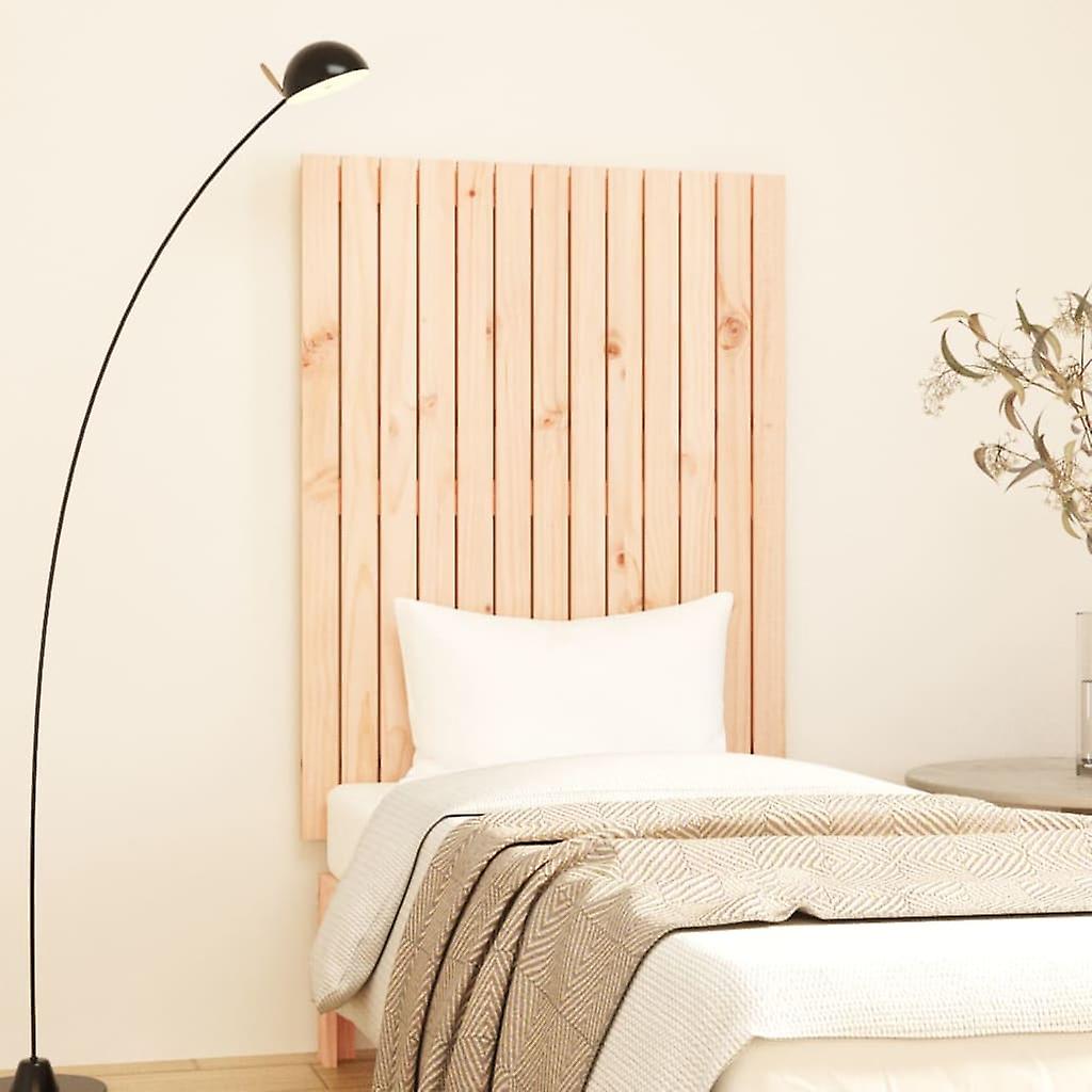 Wall headboard 82.5x3x110 cm solid pine wood